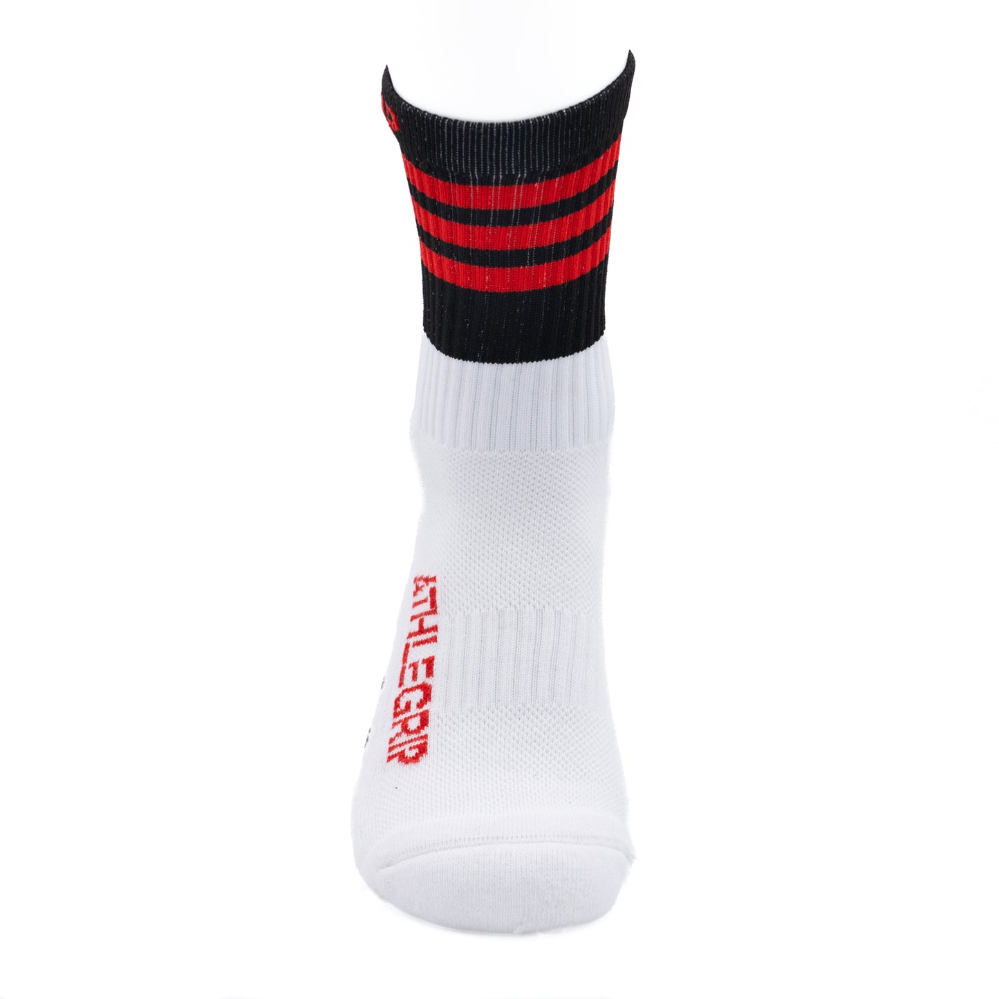 Black and Red Grip Socks