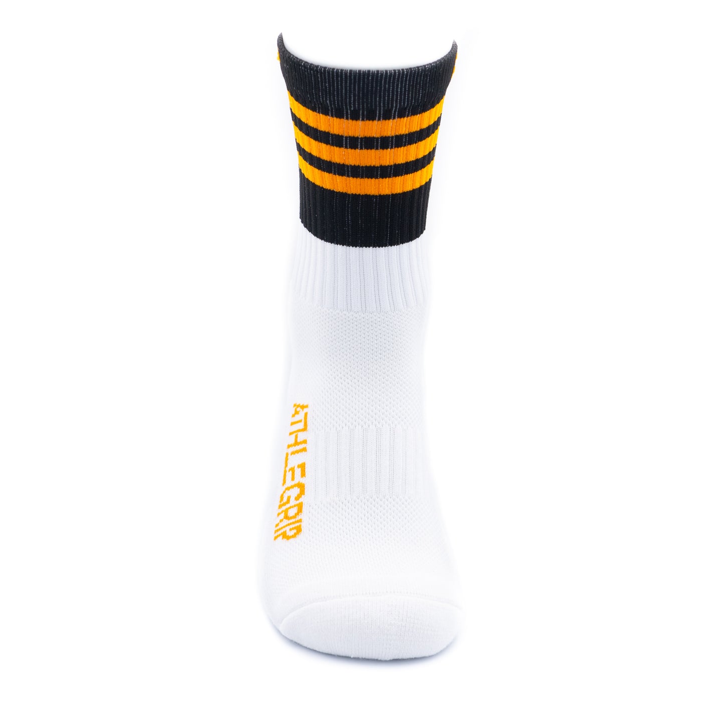 Black and Amber Grip Socks