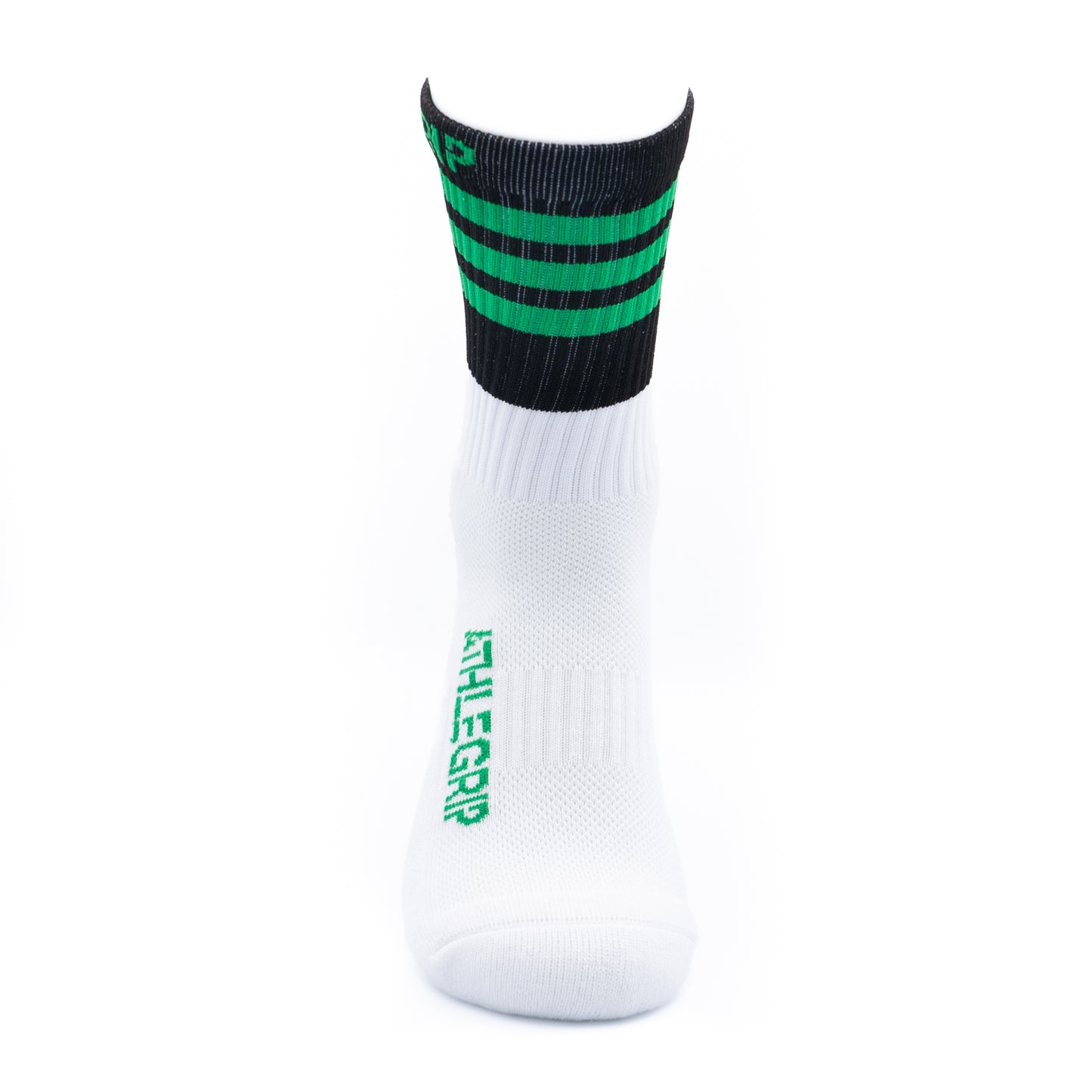 Black and Green Grip Socks