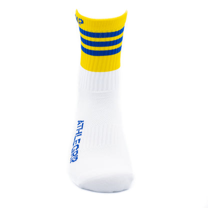 Blue and Yellow Grip Socks